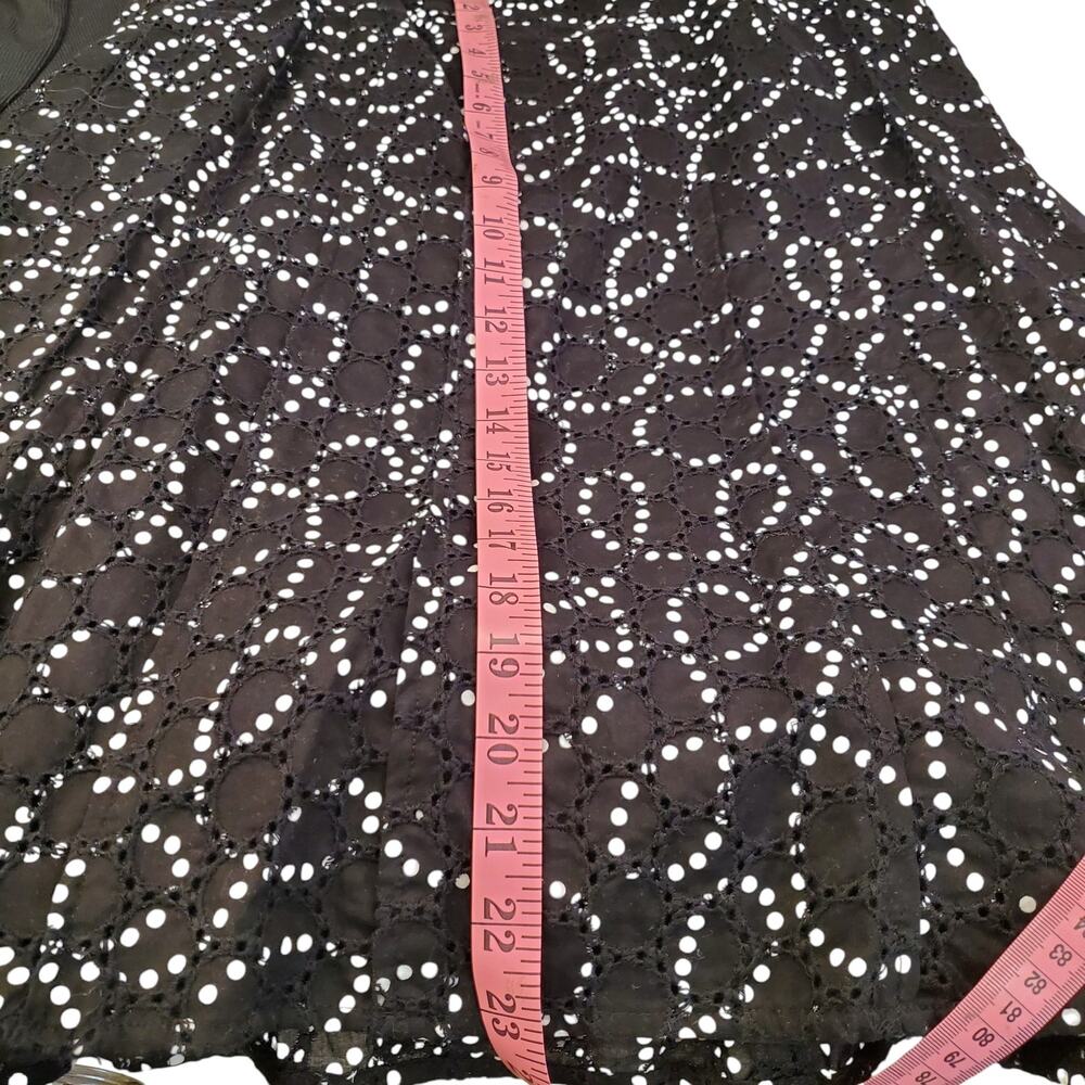 Vintage Womens Suit Ann Taylor Size 12 Womens Black White Piping Y2k 90s - Picture 7 of 9